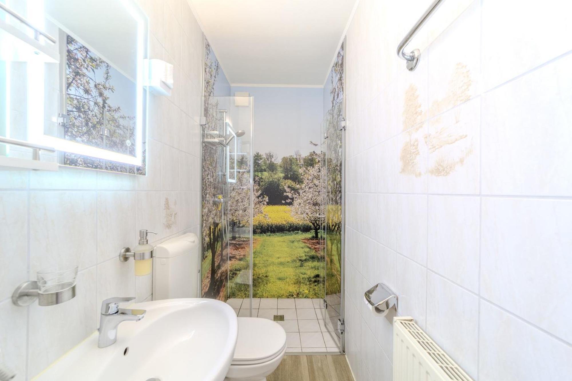 Familienhof Bruening - Doppelzimmer Waldesruh II メッペン エクステリア 写真